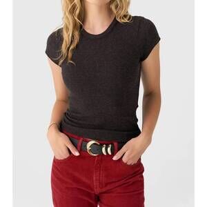 NEW CITIZENS OF HUMANITY nello tee in heather brown